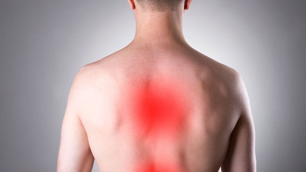 πόνος στην πλάτη λόγω οστεοχονδρωσίας